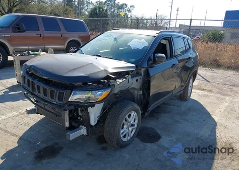 2018 Jeep Compass Sport 4X4 z USA, uszkodzony, nr VIN 3C4NJDAB2JT113401